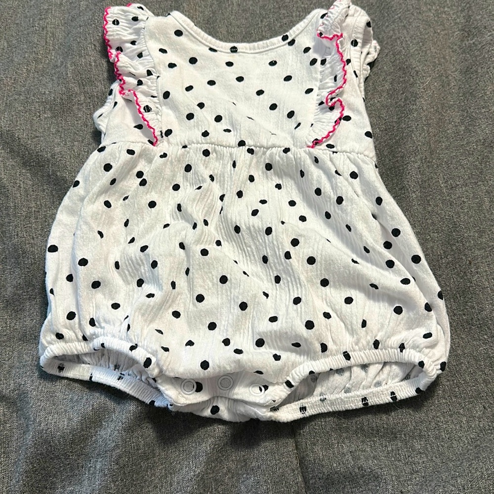 Poka dot romper
